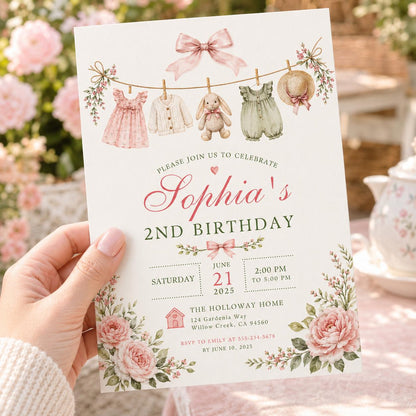 Editable Ciao Italian Baby Shower Invitation Canva Template, Red Girls Kids Cute Fun DIY Chic Teen Party Invite, Printable Digital Download.