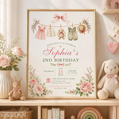 Editable Ciao Italian Baby Shower Invitation Canva Template, Red Girls Kids Cute Fun DIY Chic Teen Party Invite, Printable Digital Download.