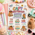 Editable Animal Birthday Invitation Canva Template, Pastel Cute Kids Fun DIY Sweet Chic Teen Tween Party Invite, Printable Digital Download.