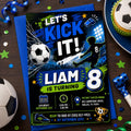 Editable Football Birthday Invitation Canva Template, Boys Kids Sport Cute Fun DIY Sweet Chic Teen Party Invite, Printable Digital Download.