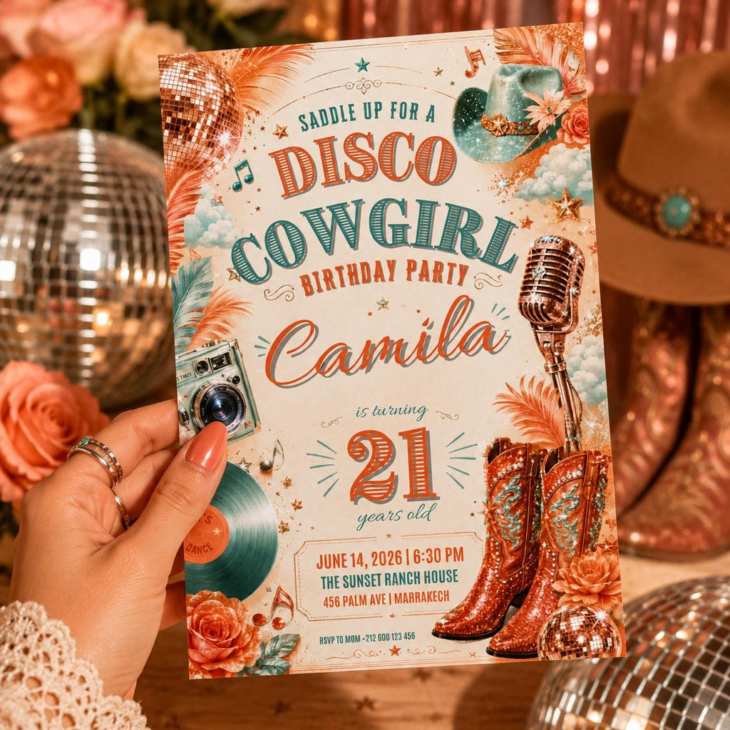 Editable Life of Birthday Invitation Canva Template, Girls Cute Fun DIY Sweet Chic Kids Teen Tween Party Invite, Printable Digital Download.