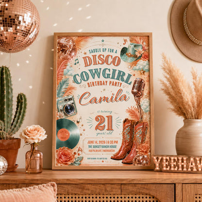 Editable Life of Birthday Invitation Canva Template, Girls Cute Fun DIY Sweet Chic Kids Teen Tween Party Invite, Printable Digital Download.