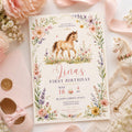 Editable Cowgirl Birthday Invitation Canva Template, Girls Kids Cute Fun DIY Sweet Chic Teen Tween Party Invite, Printable Digital Download.