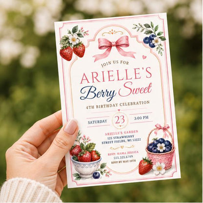 Editable Sweet Treats Birthday Invitation Canva Template, Kids Sweet Cute Modern Fun DIY Chic Teen Party Invite, Printable Digital Download.