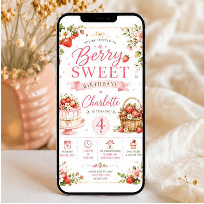 Editable Sweet Treats Birthday Invitation Canva Template, Girls Kids Sweet Cute Fun DIY Chic Tween Party Invite, Printable Digital Download.