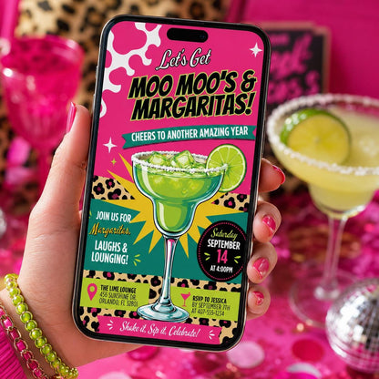 Editable Tropical Bachelorette Invitation Canva Template, Girls Adult Cute Fun DIY Sweet Chic Kids Party Invite, Printable Digital Download.