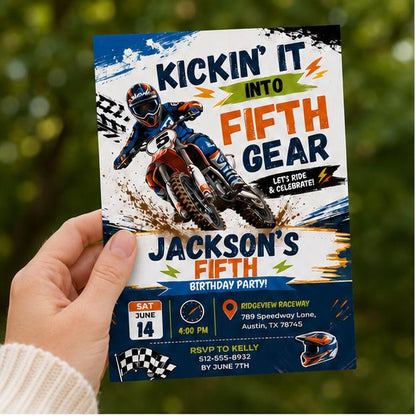 Editable Race Car Birthday Invitation Canva Template, Boho Boys Kids Racing Cute Fun DIY Chic Teen Party Invite, Printable Digital Download.