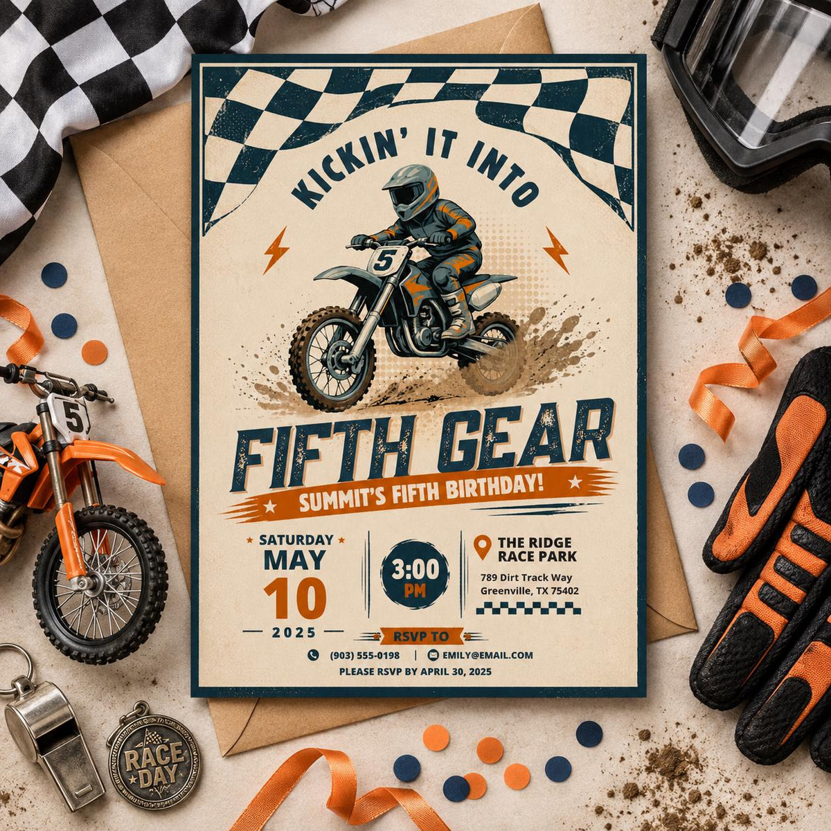 Editable Race Car Birthday Invitation Canva Template, Boho Boys Kids Racing Cute Fun DIY Chic Teen Party Invite, Printable Digital Download.