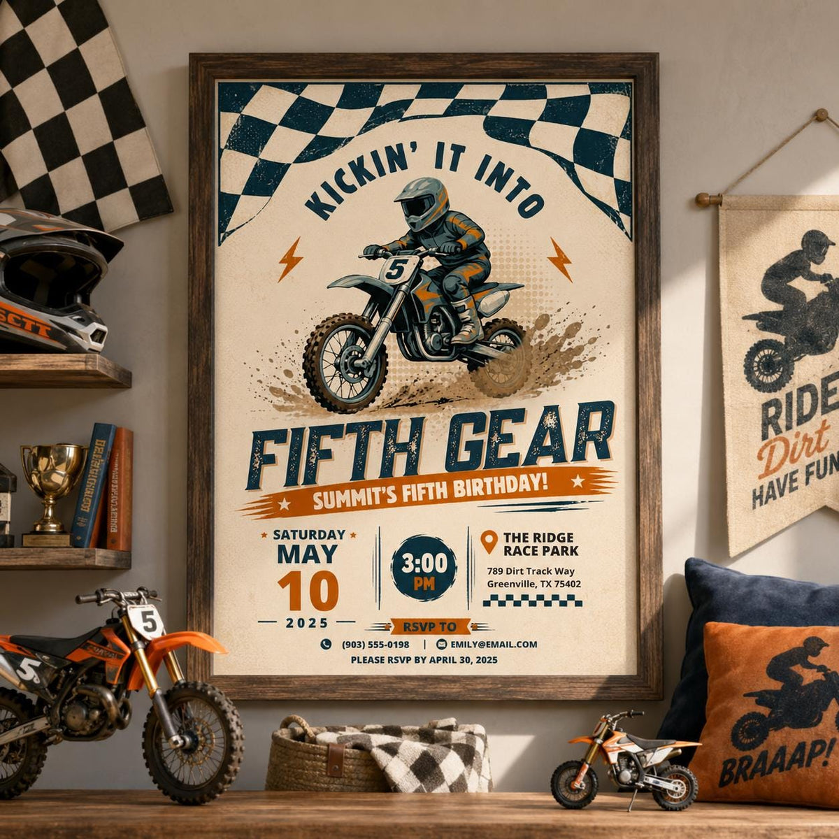 Editable Race Car Birthday Invitation Canva Template, Boho Boys Kids Racing Cute Fun DIY Chic Teen Party Invite, Printable Digital Download.