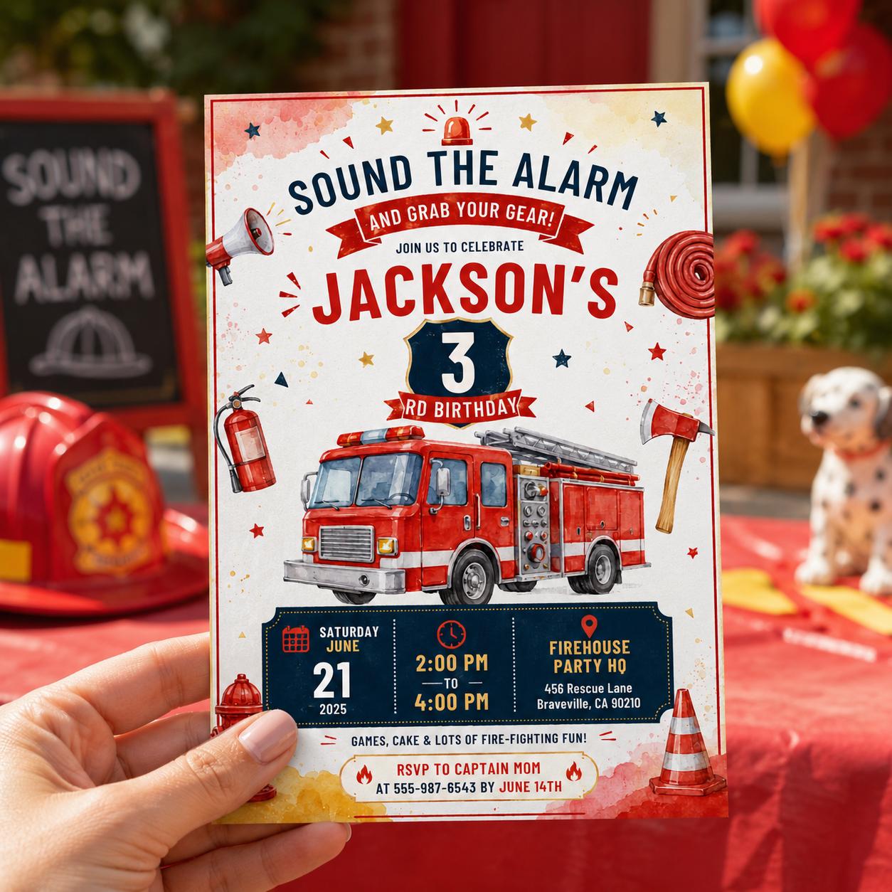 Editable Truck Birthday Invitation Canva Template, Boys Truck Cute Modern Fun Themed DIY Chic Kids Party Invite, Printable Digital Download.