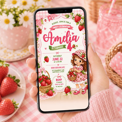 Editable Sweet Treats Birthday Invitation Canva Template, Girls Kids Sweet Cute Fun DIY Chic Tween Party Invite, Printable Digital Download.