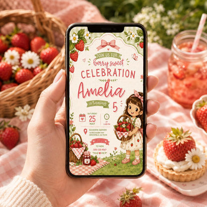 Editable Sweet Treats Birthday Invitation Canva Template, Girls Kids Sweet Cute Fun DIY Chic Tween Party Invite, Printable Digital Download.