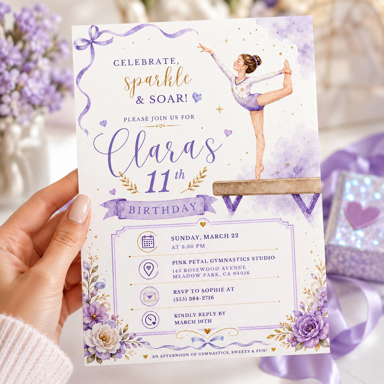 Editable Sweet Treats Birthday Invitation Canva Template, Girls Kids Sweet Cute Fun DIY Chic Tween Party Invite, Printable Digital Download.