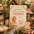 Editable Fairy Garden Birthday Favor Canva Template, Floral Girls Kids Fairy Cute Modern Fun Themed DIY Sweet Printable Digital Party Favor.