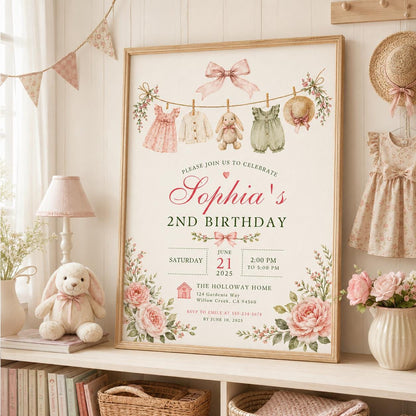 Editable Ciao Italian Baby Shower Invitation Canva Template, Girls Kids Cute Modern Fun Themed DIY Party Invite, Printable Digital Download.