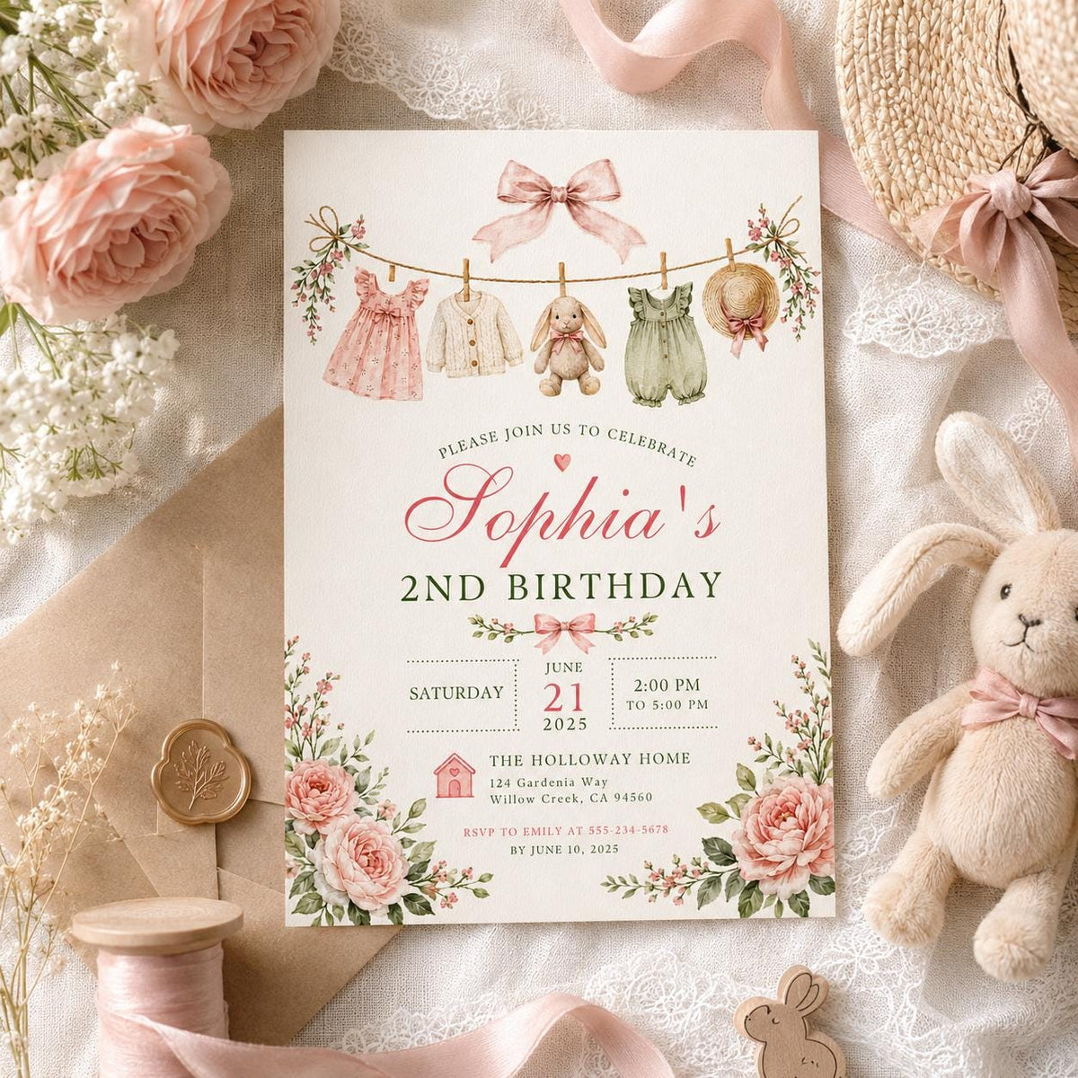 Editable Ciao Italian Baby Shower Invitation Canva Template, Girls Kids Cute Modern Fun Themed DIY Party Invite, Printable Digital Download.