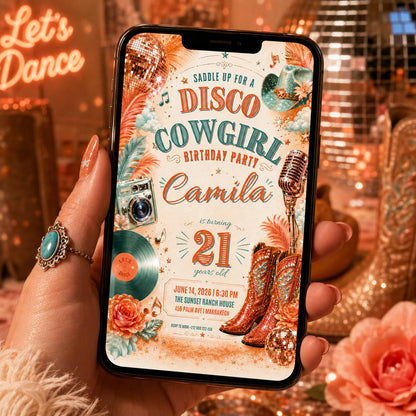 Editable Life of Birthday Invitation Canva Template, Girls Cute Fun DIY Sweet Chic Kids Teen Tween Party Invite, Printable Digital Download.