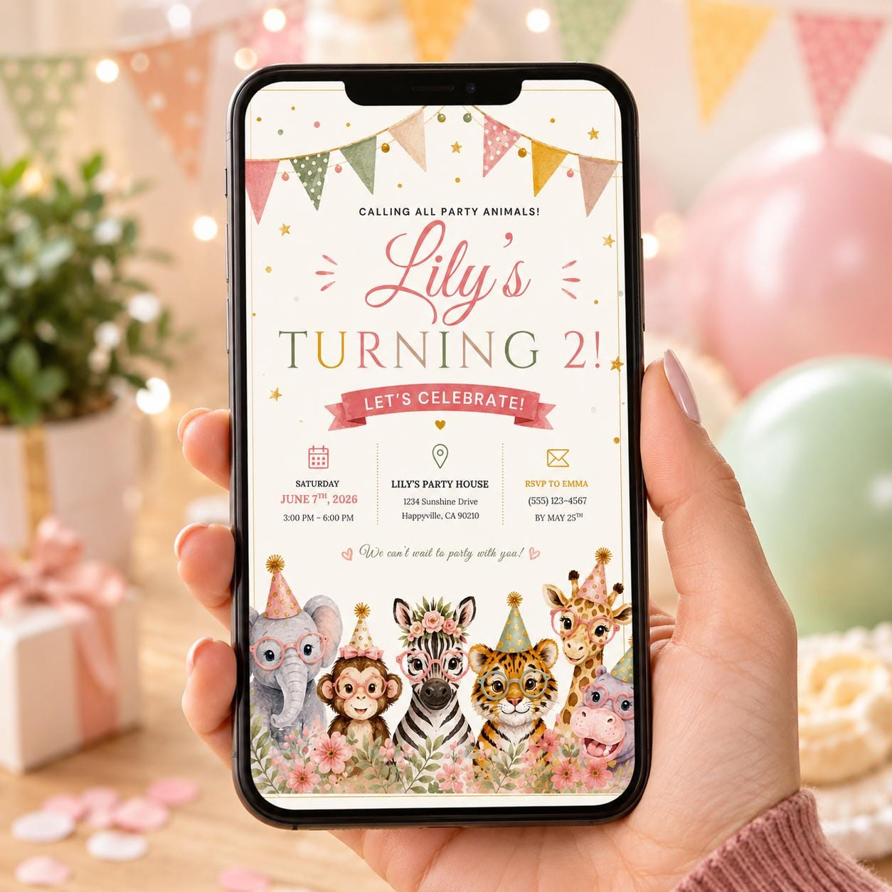 Editable Calling All Party Invitation Canva Template, Kids Cute Modern Fun DIY Sweet Chic Teen Tween Adult Party Printable Digital Download.