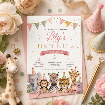 Editable Calling All Party Invitation Canva Template, Kids Cute Modern Fun DIY Sweet Chic Teen Tween Adult Party Printable Digital Download.