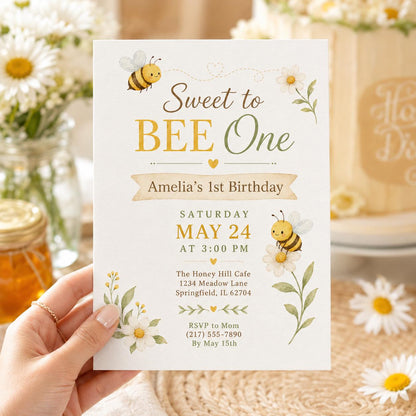 Editable Sweet Treats Birthday Invitation Canva Template, Kids Sweet Cute Modern Fun DIY Chic Teen Party Invite, Printable Digital Download.
