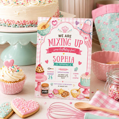 Editable Sweet Treats Birthday Invitation Canva Template, Kids Sweet Cute Modern Fun DIY Chic Teen Party Invite, Printable Digital Download.