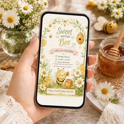 Editable Sweet Treats Birthday Invitation Canva Template, Kids Sweet Cute Modern Fun DIY Chic Teen Party Invite, Printable Digital Download.