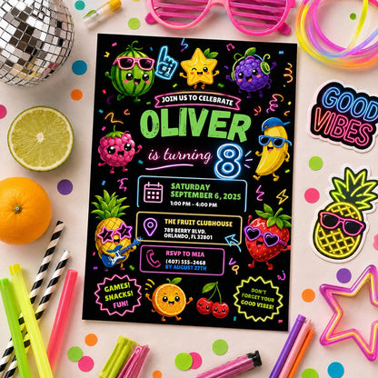 Editable Honey Bear Birthday Invitation Canva Template, Kids Bear Cute Modern Fun Themed DIY Sweet Party Invite, Printable Digital Download.