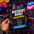 Editable Bruh We End of Year Party Invitation Canva Template, Boys Kids Teens Cute Fun DIY Sweet Chic Teen Tween Printable Digital Download.