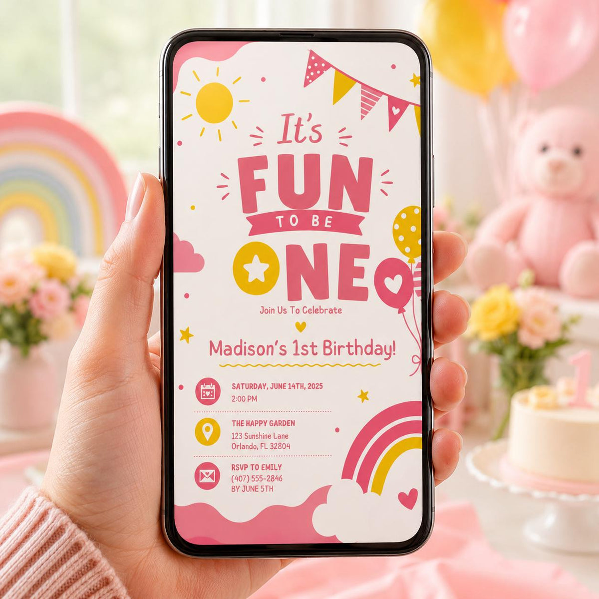 Editable Retro Birthday Invitation Canva Template, Boys Kids Retro Groovy Cute Modern Fun DIY Chic Party Invite, Printable Digital Download.