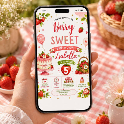 Editable Sweet Treats Birthday Invitation Canva Template, Girls Kids Sweet Cute Fun DIY Chic Tween Party Invite, Printable Digital Download.