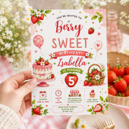 Editable Sweet Treats Birthday Invitation Canva Template, Girls Kids Sweet Cute Fun DIY Chic Tween Party Invite, Printable Digital Download.