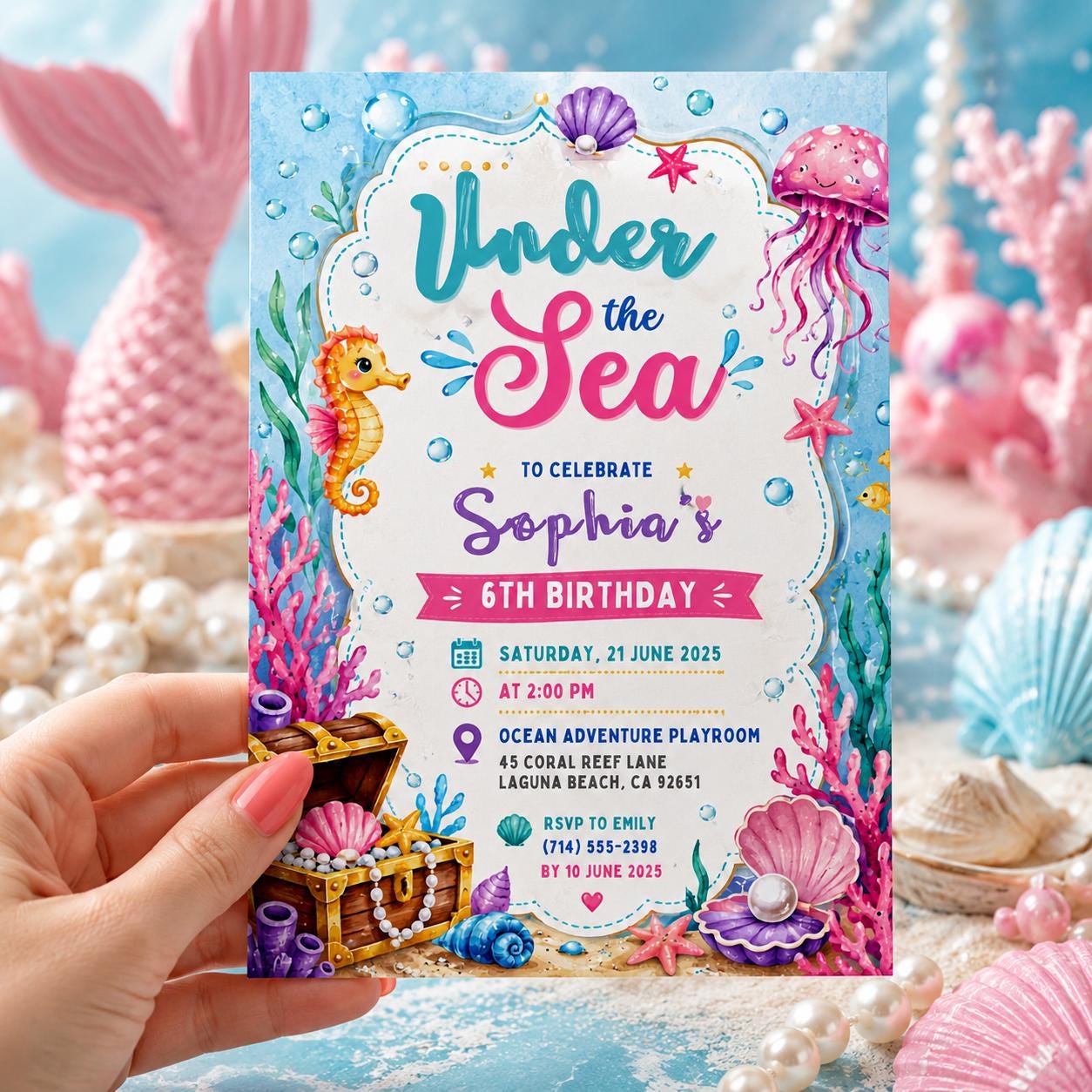 Editable Neon Glow Birthday Invitation Canva Template, Boys Neon Cute Fun DIY Sweet Chic Kids Teen Party Invite, Printable Digital Download.