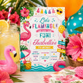 Editable Coastal Birthday Invitation Canva Template, Blue Girls Teens Beach Cute Fun DIY Chic Kids Party Invite, Printable Digital Download.