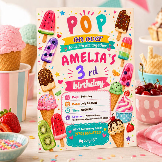 Editable Pool Birthday Invitation Canva Template, Cream Pool Cute Modern Fun Themed DIY Sweet Chic Party Invite, Printable Digital Download.