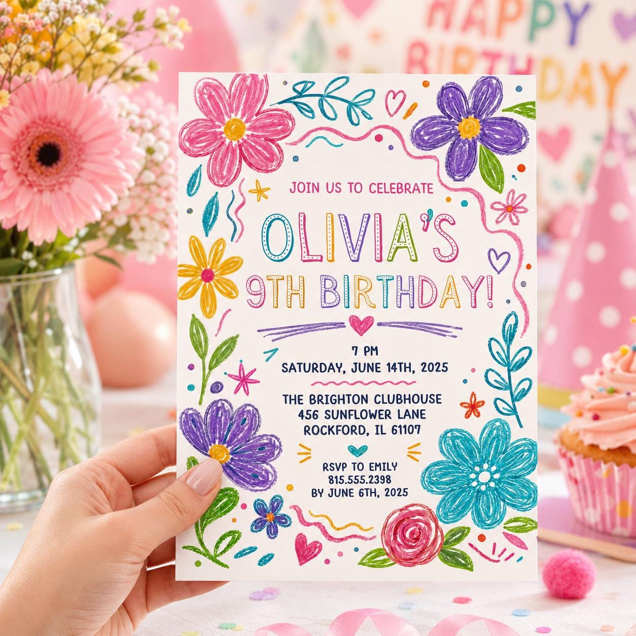 Editable Pool Birthday Invitation Canva Template, Kids Pool Cute Modern Fun Themed Custom DIY Chic Party Invite, Printable Digital Download.