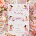 Editable Tea Birthday Invitation Canva Template, Girls Kids Tea Cute Fun DIY Sweet Chic Teen Tween Party Invite, Printable Digital Download.