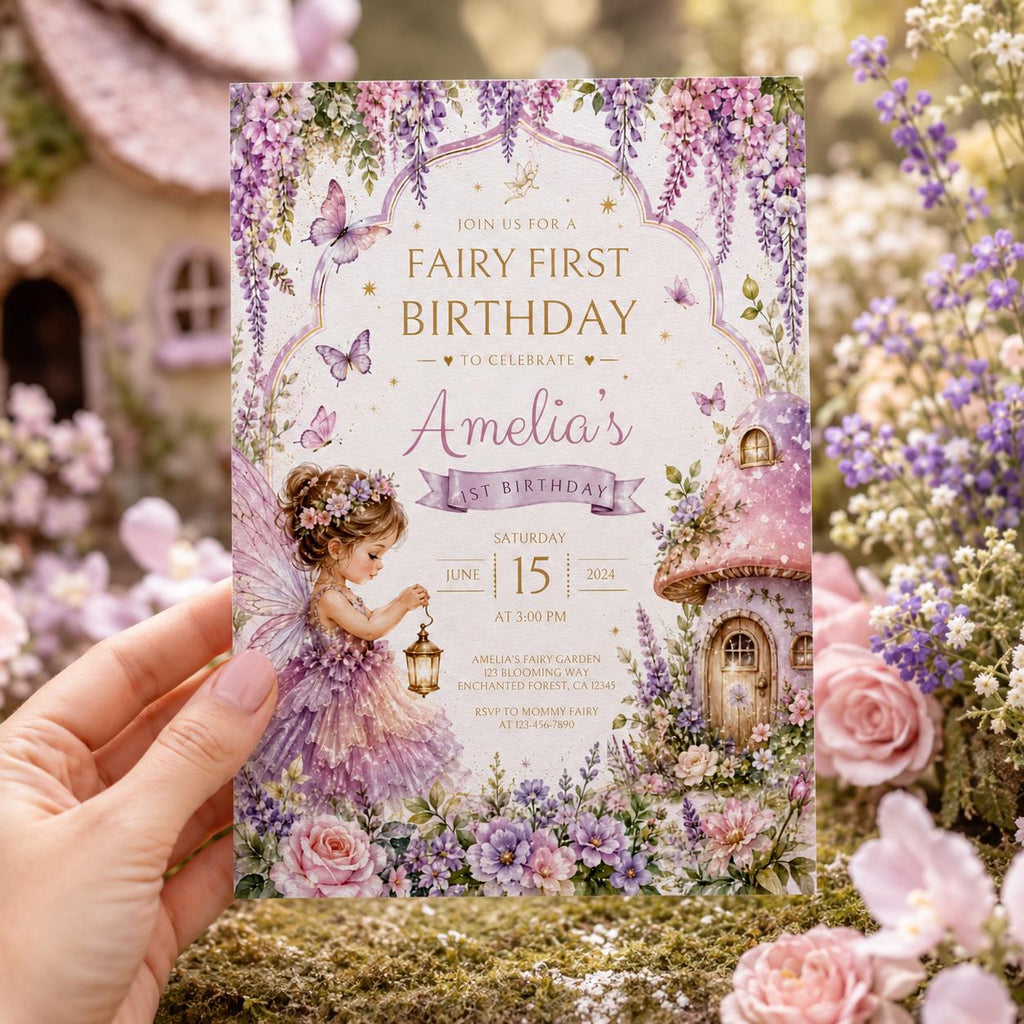 Editable Tea Birthday Invitation Canva Template, Girls Kids Tea Cute Fun DIY Sweet Chic Teen Tween Party Invite, Printable Digital Download.