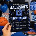Editable Neon Glow Birthday Invitation Canva Template, Boys Neon Cute Fun DIY Sweet Chic Kids Teen Party Invite, Printable Digital Download.