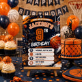 Editable Basketball Birthday Invitation Canva Template, Gold Black Luxury Sport Cute Fun DIY Sweet Party Invite, Printable Digital Download.