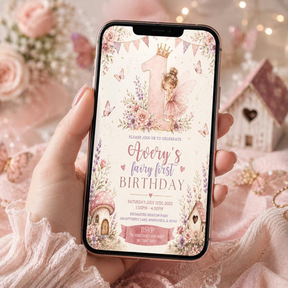 Editable Tea Birthday Invitation Canva Template, Girls Kids Tea Cute Fun DIY Sweet Chic Teen Tween Party Invite, Printable Digital Download.