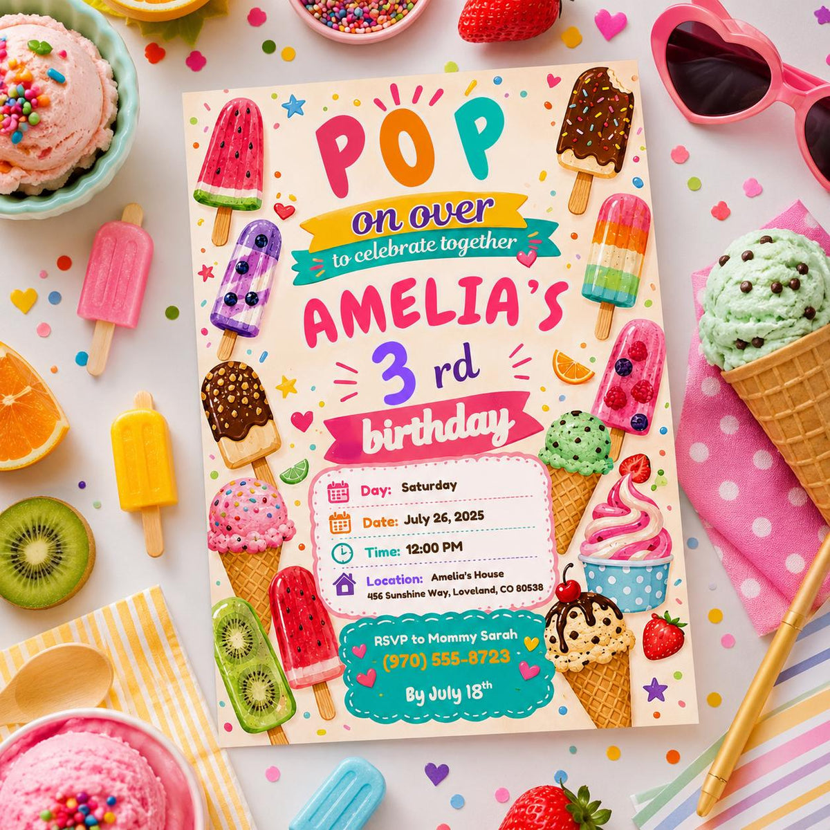 Editable Pool Birthday Invitation Canva Template, Cream Pool Cute Modern Fun Themed DIY Sweet Chic Party Invite, Printable Digital Download.