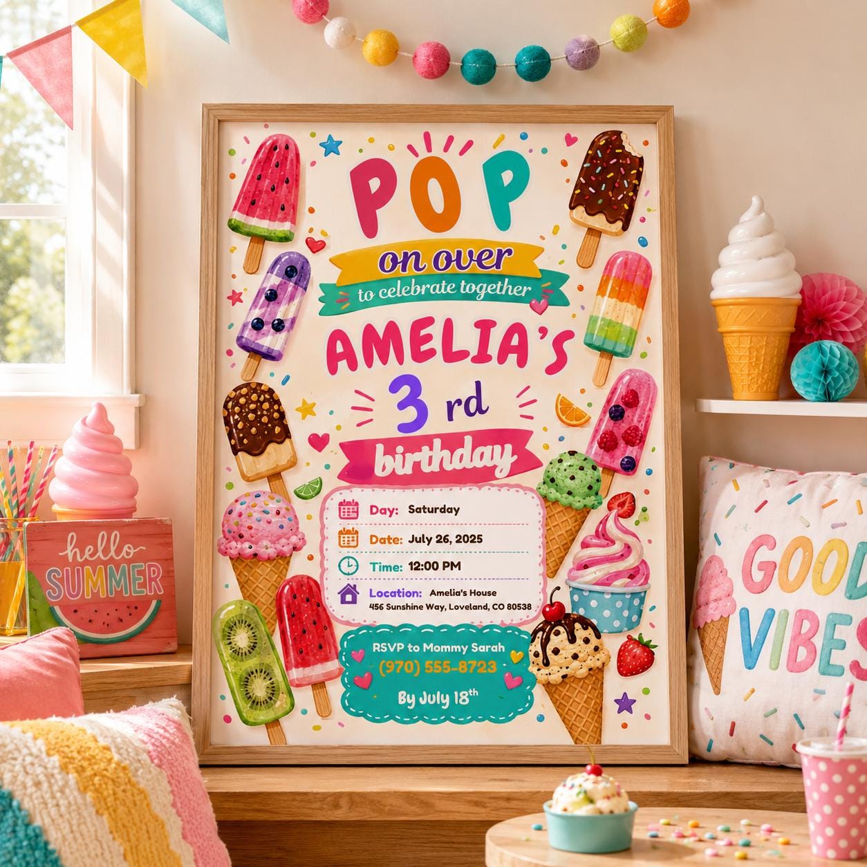 Editable Pool Birthday Invitation Canva Template, Cream Pool Cute Modern Fun Themed DIY Sweet Chic Party Invite, Printable Digital Download.