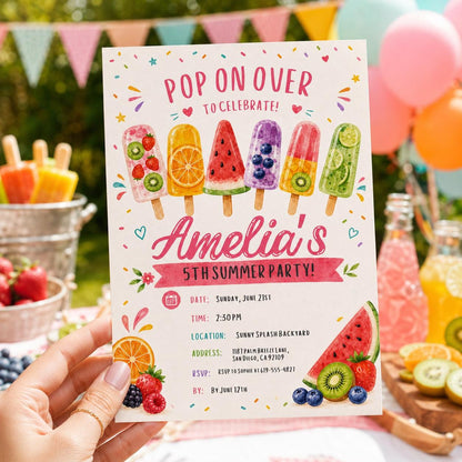 Editable Pool Birthday Invitation Canva Template, Cream Pool Cute Modern Fun Themed DIY Sweet Chic Party Invite, Printable Digital Download.