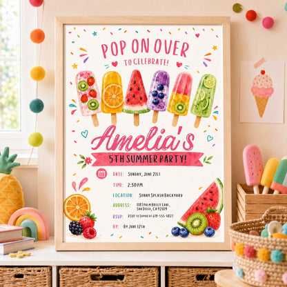 Editable Pool Birthday Invitation Canva Template, Cream Pool Cute Modern Fun Themed DIY Sweet Chic Party Invite, Printable Digital Download.