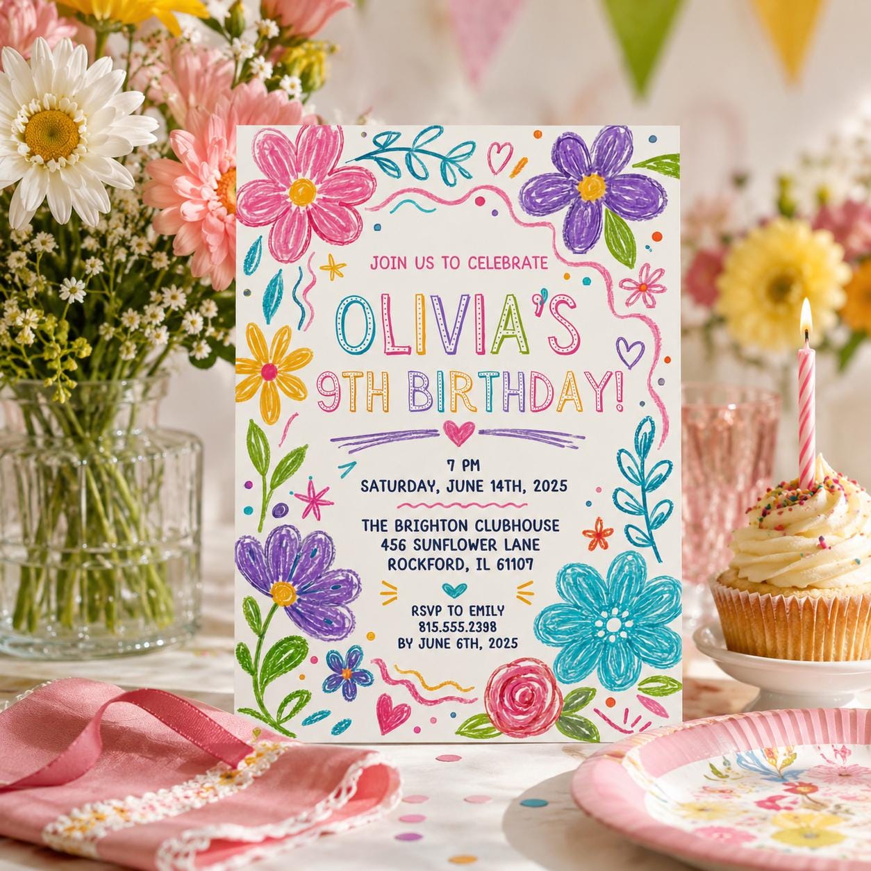 Editable Pool Birthday Invitation Canva Template, Kids Pool Cute Modern Fun Themed Custom DIY Chic Party Invite, Printable Digital Download.