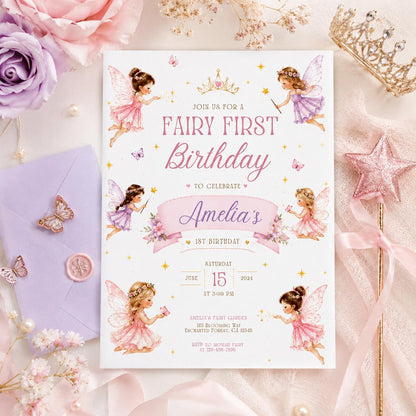 Editable Tea Birthday Invitation Canva Template, Girls Kids Tea Cute Fun DIY Sweet Chic Teen Tween Party Invite, Printable Digital Download.